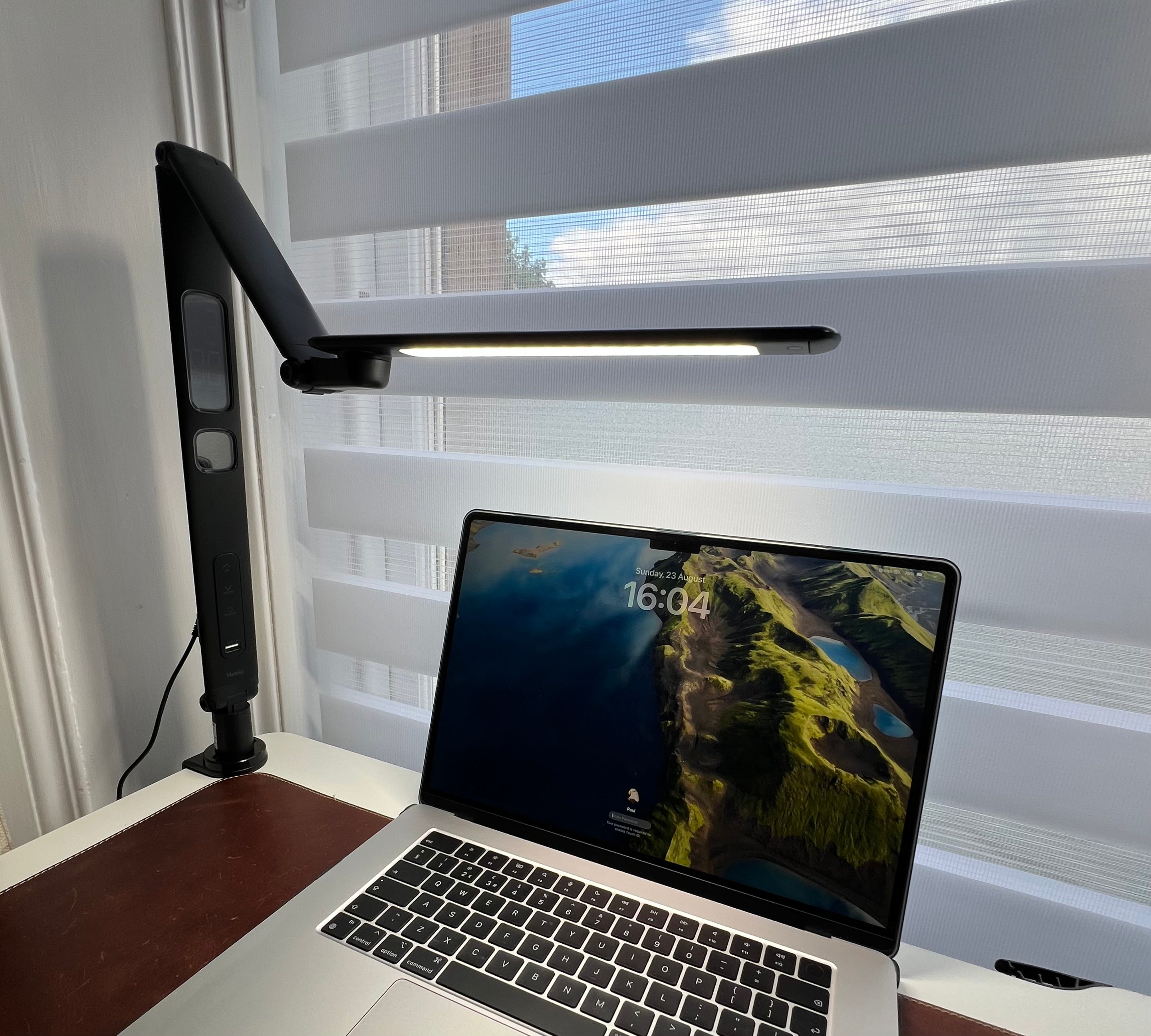 Clamp-on Multi-refraction LED Desk Lamp (Black)