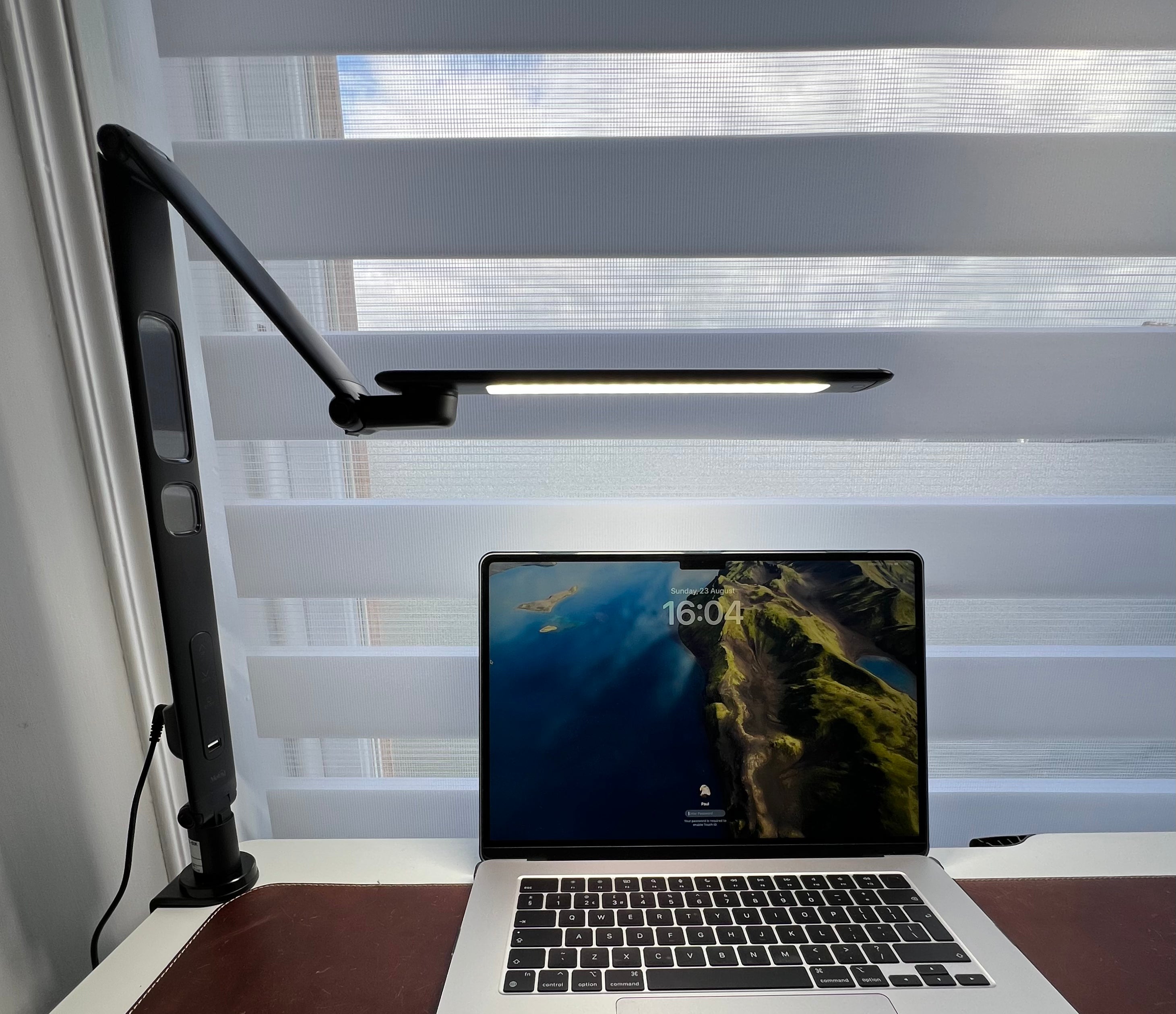 Clamp-on Multi-refraction LED Desk Lamp (Black)