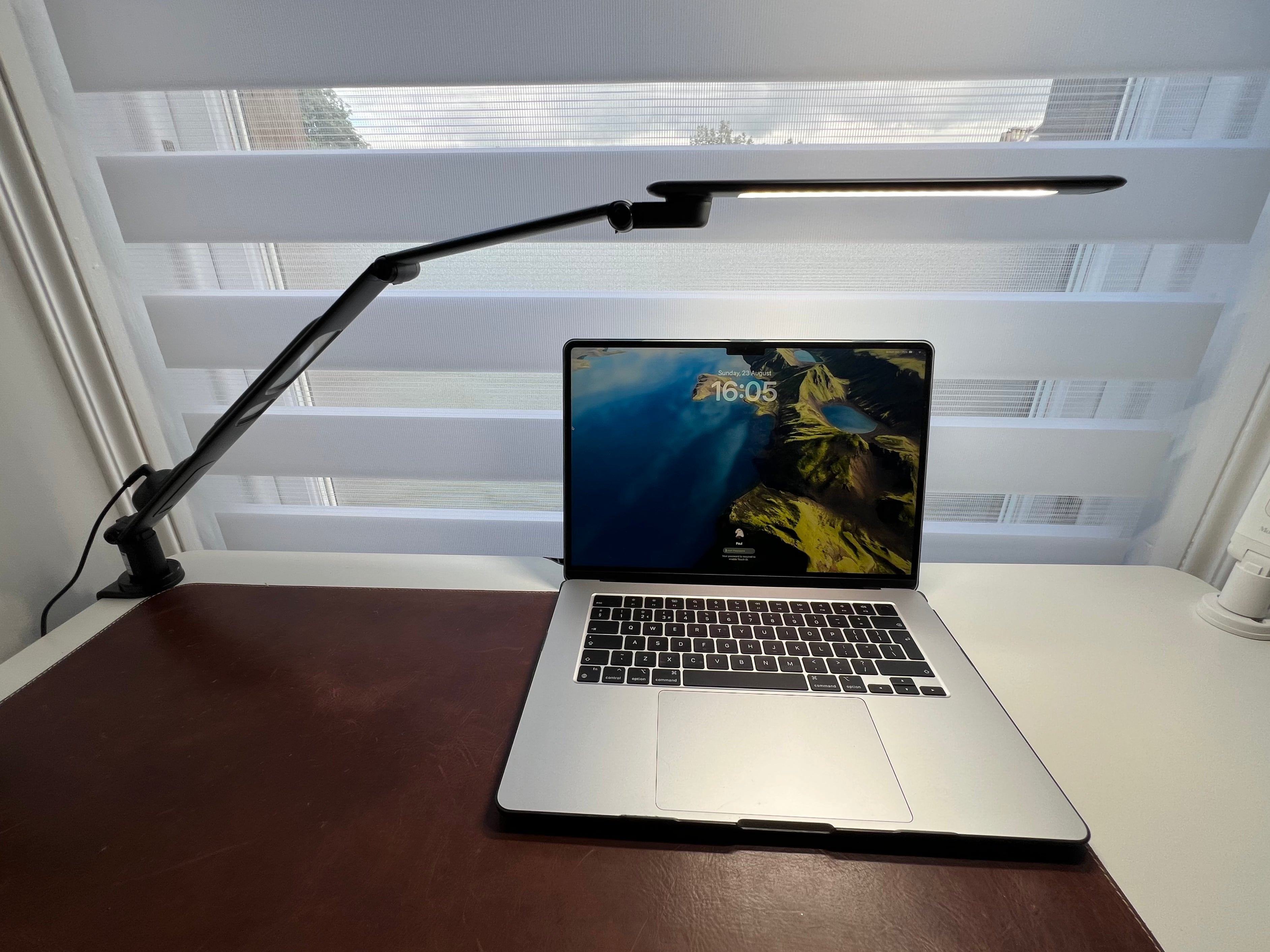 Clamp-on Multi-refraction LED Desk Lamp (Black)