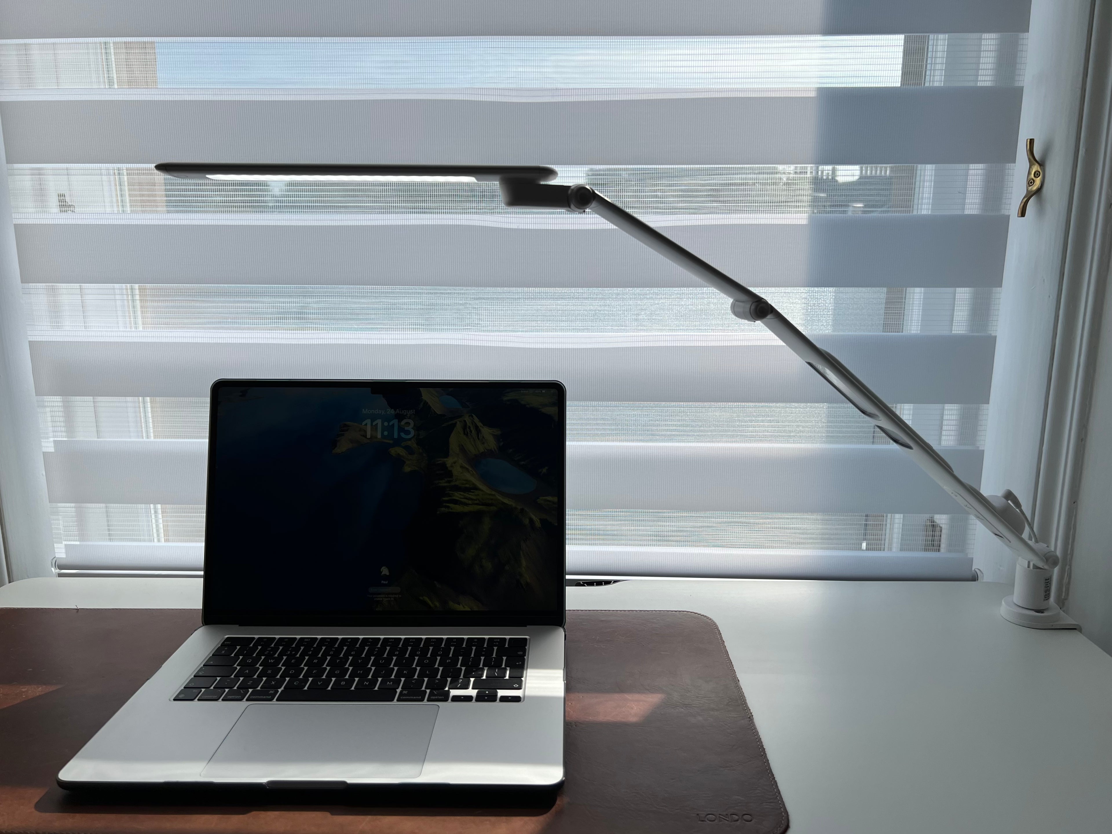 Clamp-on Multi-refraction LED Desk Lamp (White)
