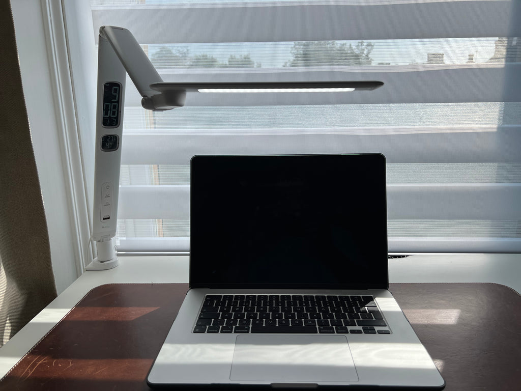 Clamp-on Multi-refraction LED Desk Lamp (White)