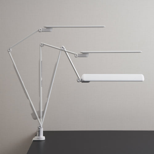 Clamp-on Multi-refraction LED Desk Lamp (White)