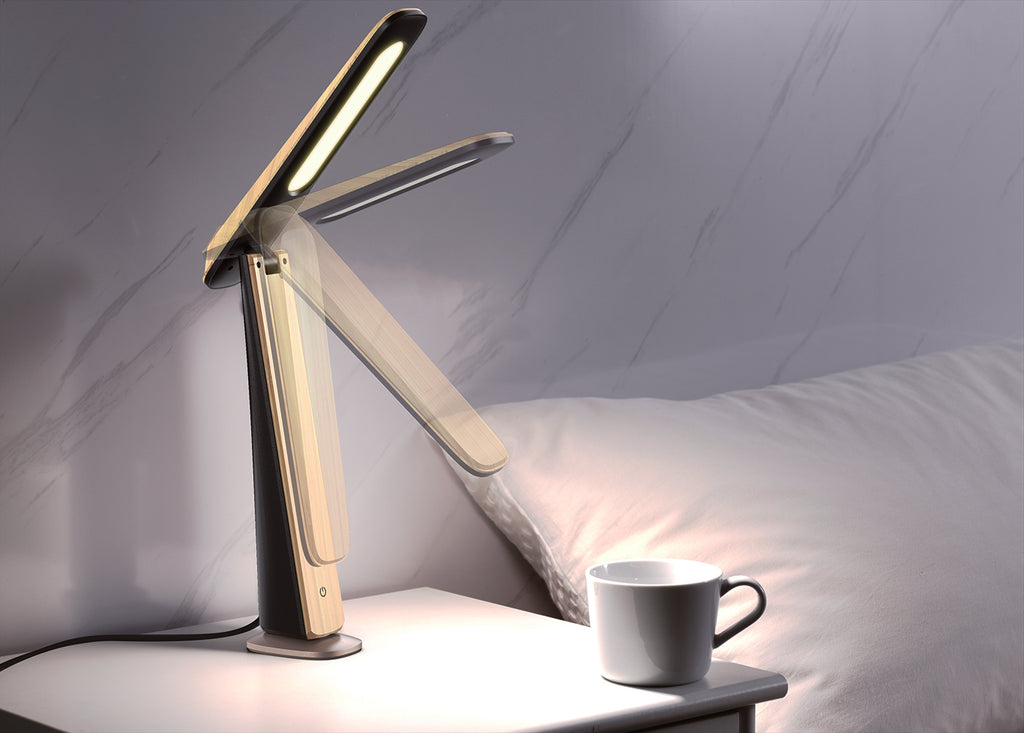 BAMBOO PORTABLE DESK LAMP